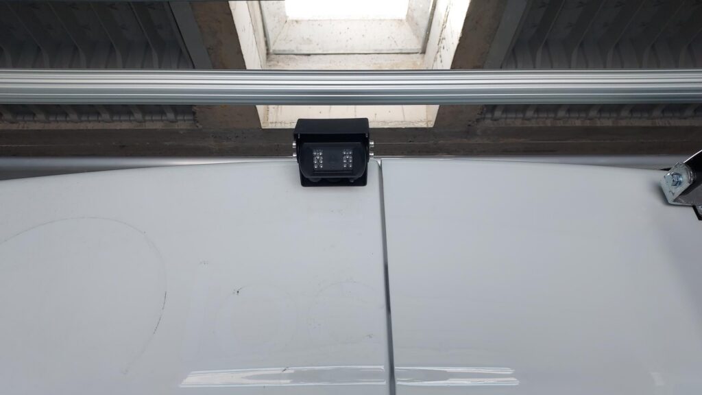 Caméra de recul installée sur Renault Master