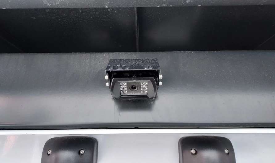 Caméra de recul installée sur Renault Master utilitaire