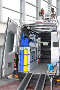 aménagement interieur d'un utilitaire